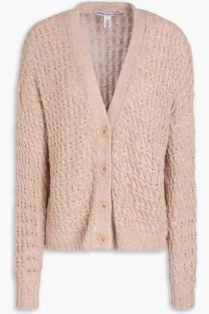 AUTUMN CASHMERE Sequined knitted cardigan - Neutral