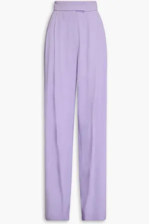 Emporio Armani Crepe tapered pants - Purple