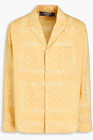 Jacquemus Luis printed cotton-poplin shirt