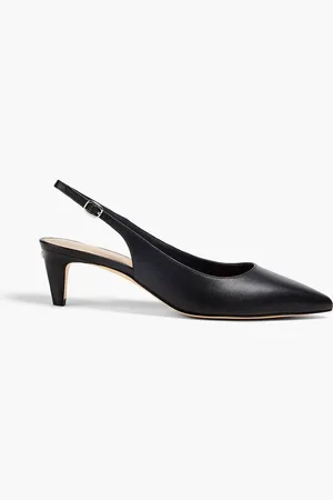 Stuart Weitzman Mara leather slingback pumps