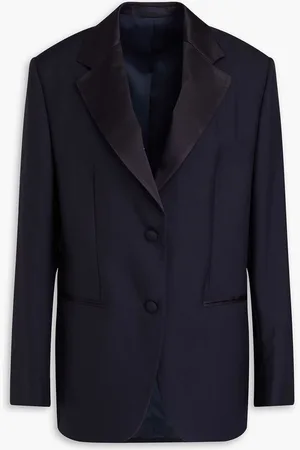 OFFICINE GENERALE Giovanni wool blazer - Blue