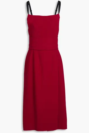 Dolce & Gabbana Crepe midi dress - Burgundy