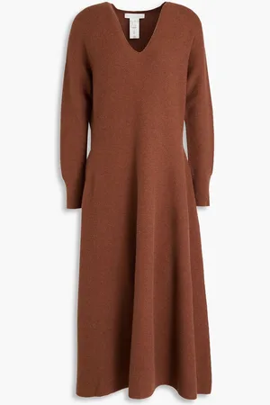 Fabiana Filippi Wool, silk and cashmere-blend midi dress