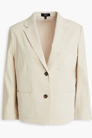 THEORY Linen-blend blazer - Neutral