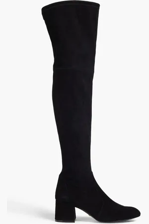 Stuart Weitzman Flareland suede over-the-knee boots