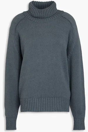 LE 17 SEPTEMBRE Cotton turtleneck sweater - Blue