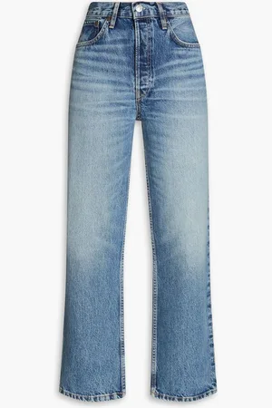 RE/DONE 90s Low Slung straight-leg jeans - Blue