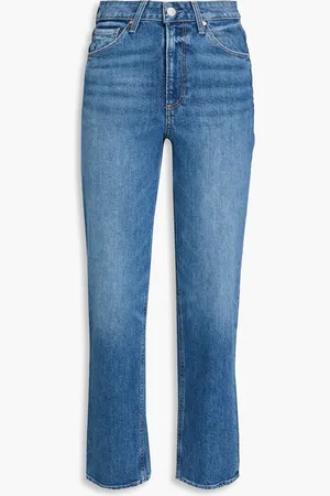 Paige Sarah high-rise straight-leg jeans - Blue