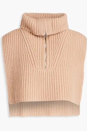 Joseph Ribbed merino wool dickey - Neutral