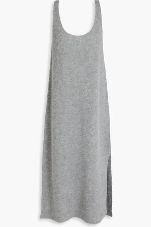 Fabiana Filippi Ribbed wool and silk-blend midi dress