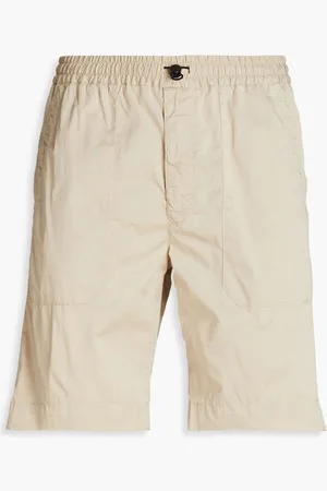 SLOWEAR Incotex cotton-blend twill drawstring shorts - Neutral