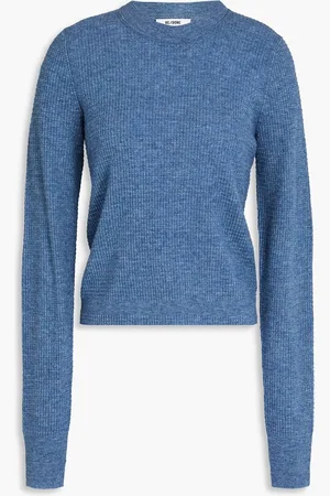 RE/DONE Mélange wool and cashmere-blend sweater