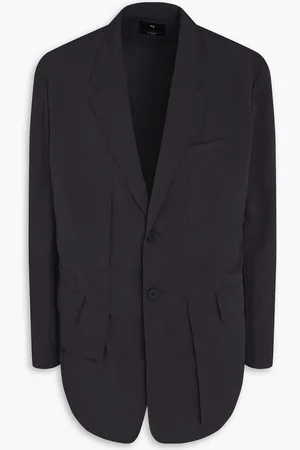 Y-3 Logo-print shell blazer