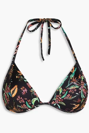 CHARO RUIZ IBIZA Printed triangle bikini top