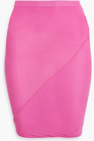 Rick Owens Cupro-blend jersey mini skirt - Pink