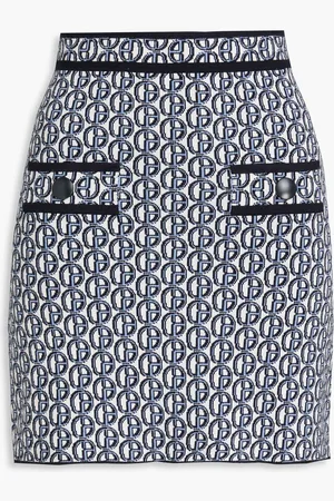 Claudie Pierlot Jacquard-knit mini skirt