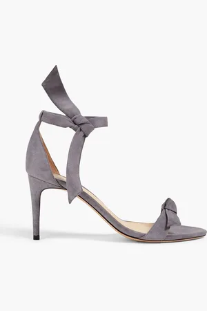 ALEXANDRE BIRMAN Clarita 75 bow-detailed suede sandals