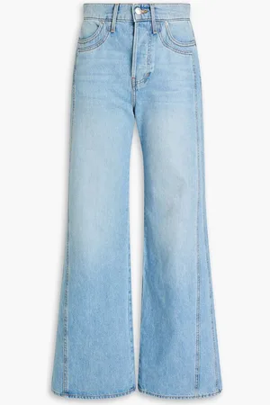 VERONICA BEARD Taylor high-rise wide-leg jeans - Blue