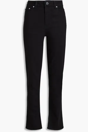 Ganni High-rise straight-leg jeans