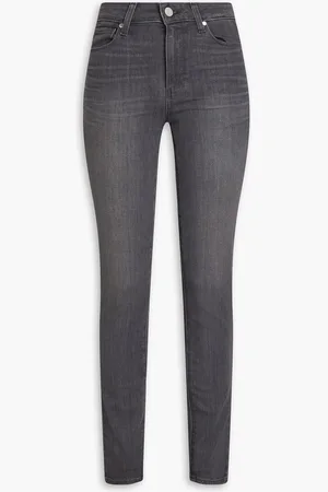 Paige Hoxton high-rise skinny jeans - Gray