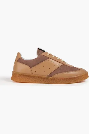 Maison Margiela Leather and suede sneakers - Brown