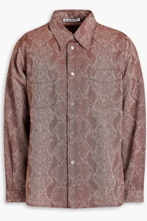 Acne Studios Jacquard shirt - Red