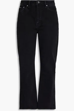 Ganni High-rise kick-flare jeans