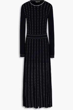 Simkhai Jacquard-knit midi dress - Blue