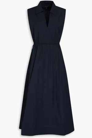 RAG&BONE Soraya cotton-poplin midi shirt dress - Blue