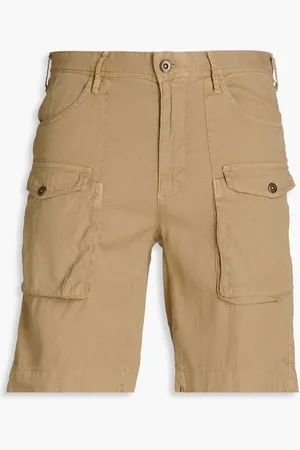 SLOWEAR Incotex linen-blend cargo shorts - Neutral