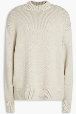 STUDIO NICHOLSON Cotton-blend sweater - Gray