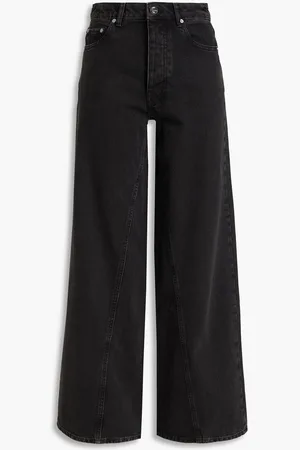 Ganni High-rise wide-leg jeans