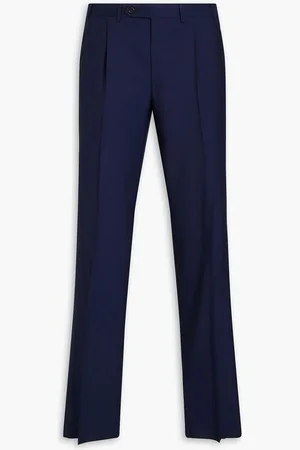 CANALI Wool pants - Blue