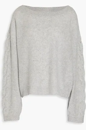 NAADAM Cable-knit cashmere sweater - Gray