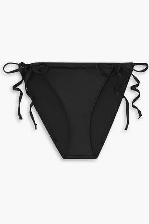GOOD AMERICAN Tiny Ties stretch-satin bikini briefs