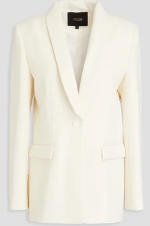 Maje Crepe blazer - White