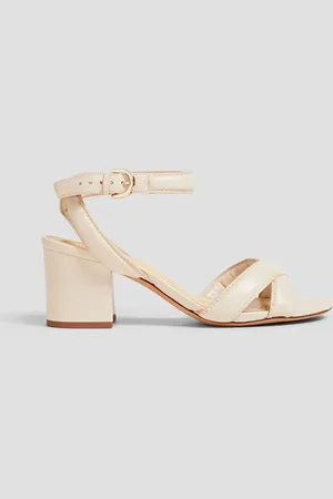 ALEXANDRE BIRMAN Camille 60 leather sandals - White