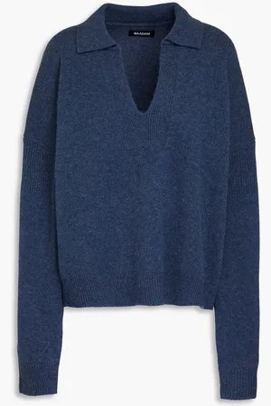 NAADAM Cashmere polo sweater - Blue