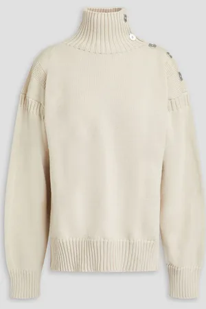 Jil Sander Wool turtleneck sweater - White