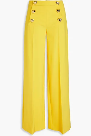Moschino Crepe wide-leg pants