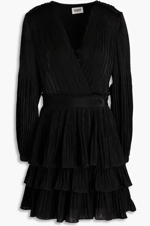 Claudie Pierlot Metallic jersey mini dress