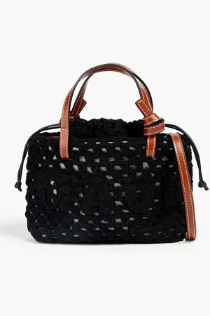 Staud Ria crocheted cotton tote