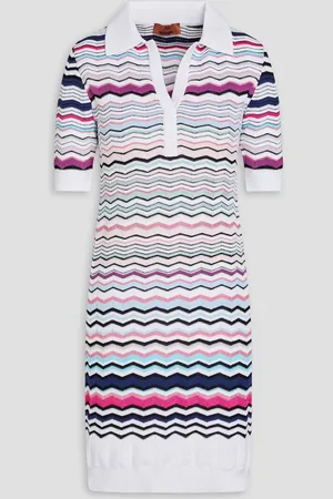 Missoni Crochet-knit cotton-blend mini dress