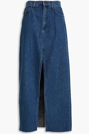 RAG&BONE Avery denim maxi skirt - Blue