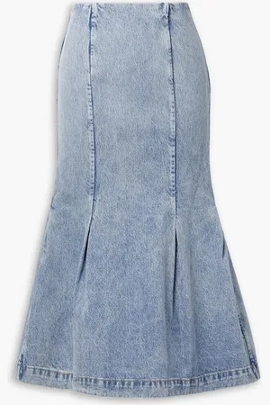 Khaite Levine denim midi skirt - Blue