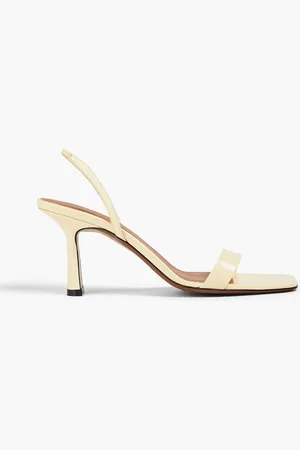 Neous Leather slingback sandals - Yellow