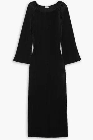 By Malene Birger Viella plissé-crepe maxi dress