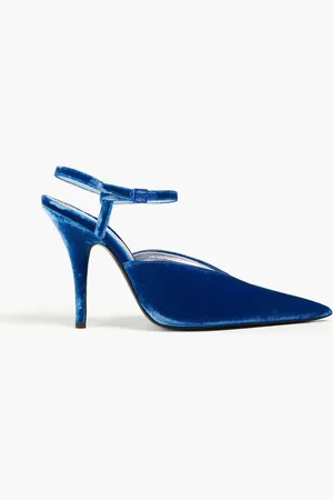 Serafini Velvet pumps - Blue