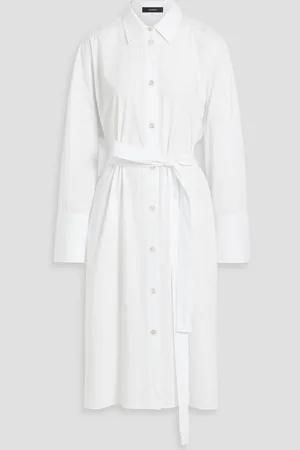 Joseph Darwin cotton-poplin midi shirt dress