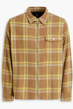RAG&BONE Dalton checked cotton-flannel shirt - Neutral